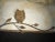 Vintage Owls on a Branch With Leaves Metal Message Board With Shelf For Sale - Image 4 of 6