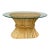 Vintage McGuire "Sheaf of Wheat" Oval Center Table, San Francisco, California, Circa 1970s/1980s For Sale