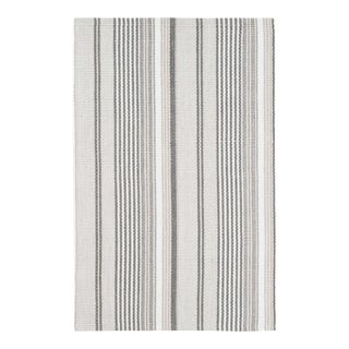 Dash & Albert by Annie Selke Gradation Ticking Indoor/Outdoor Rug, 9' x 12' For Sale
