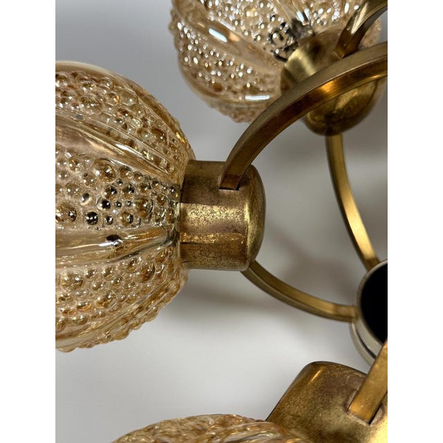 Sputnik Six-Light Chandelier in Glass from Kaiser-Leuchten, 1960s For Sale - Image 12 of 18