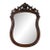 19th Century France Brown Wood Mirror For Sale