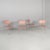 Italian Modern Light Pink Metal and Plastic Chairs from Tomasucci, 2000s, Set of 4 For Sale - Image 12 of 18