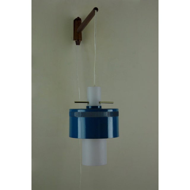Blue Wall Lamp by Hans-Agne Jakobsson for Hans-Agne Jakobsson Ab Markaryd, 1950s For Sale - Image 8 of 14