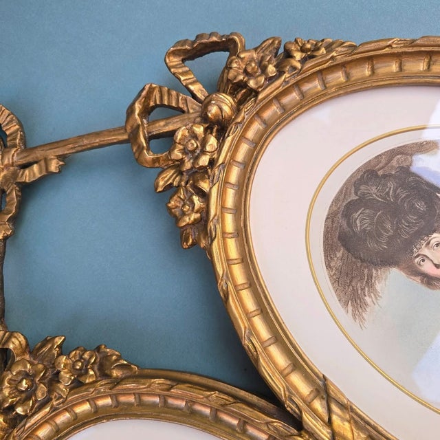 Daniel Gardner, Lady Wilbraham, 1800s, Wood and Paper, Framed For Sale - Image 10 of 18