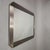 Valenti satin steel mirror, vintage 1970s. It can be mounted both vertically and horizontally. Design period: 1970-1979...