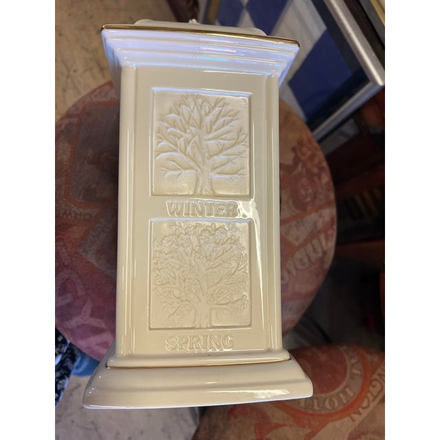 Lenox Vintage Lenox Mantal Clock For Sale - Image 4 of 7