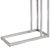 Regina Andrew Echelon Sofa Hugger Table in Polished Nickel For Sale - Image 4 of 6