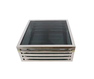 Mid-Century Modern Chrome and Glass Cocktail/Coffee Table