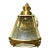 Vintage Solid Brass Outdoor Wall Sconce Light For Sale