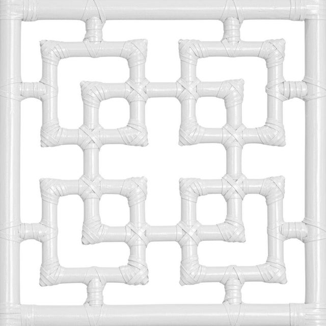 Coastal Palm Springs Platform Bed King, White For Sale - Image 3 of 6