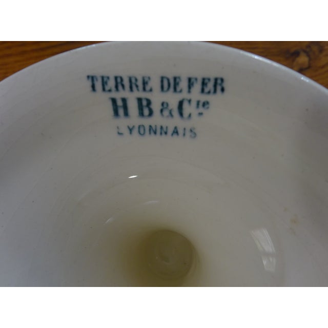 Large Terre De Fer Compote Dish by HB&Cie, 1890s For Sale - Image 18 of 18