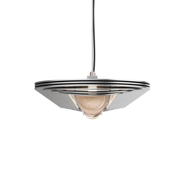 Chrysler Suspension Lamp by Porus Studio For Sale - Image 9 of 14