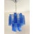 Sky-Blue and Blue Tronchi Murano Glass Chandelier by Simoeng for Simoeng For Sale - Image 10 of 11