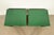 Michael Taylor for Baker Furniture Mid-Century Hollywood Regency Green Lacquer and Cane Campaign Nightstands, Newly Refinished For Sale - Image 12 of 15