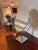 Vintage Tabletop Vanity Chrome Mirror For Sale - Image 4 of 4