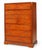Campaign 1970s National Mt. Airy Campaign-Style Tall Chest With Brass Hardware For Sale - Image 3 of 14