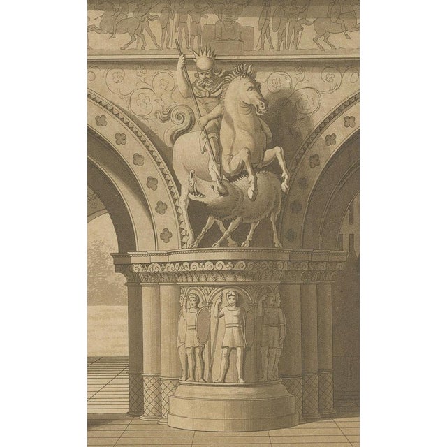 Schinkel, Stairhall, 1874, Print For Sale - Image 6 of 7
