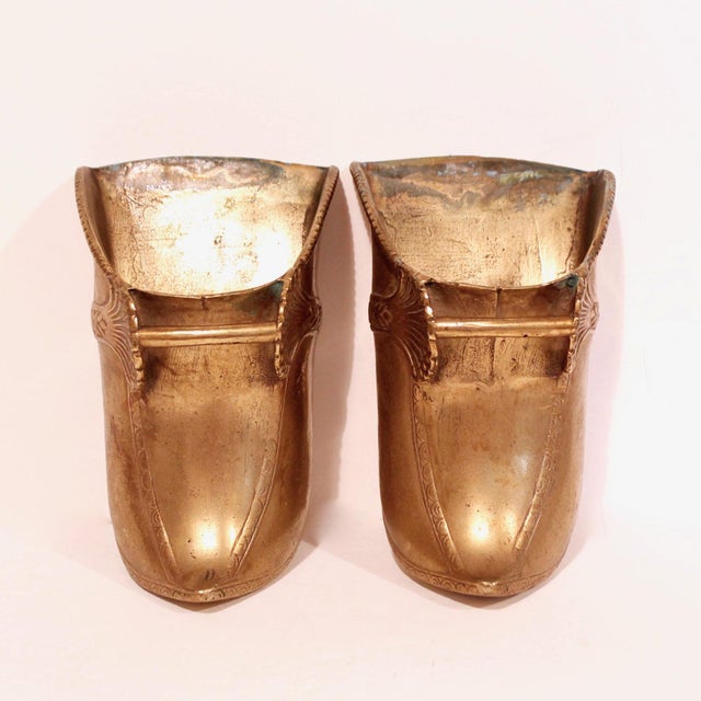 Metal Brass Stirrups, 19th Century Spanish Colonial - a Pair For Sale - Image 7 of 13
