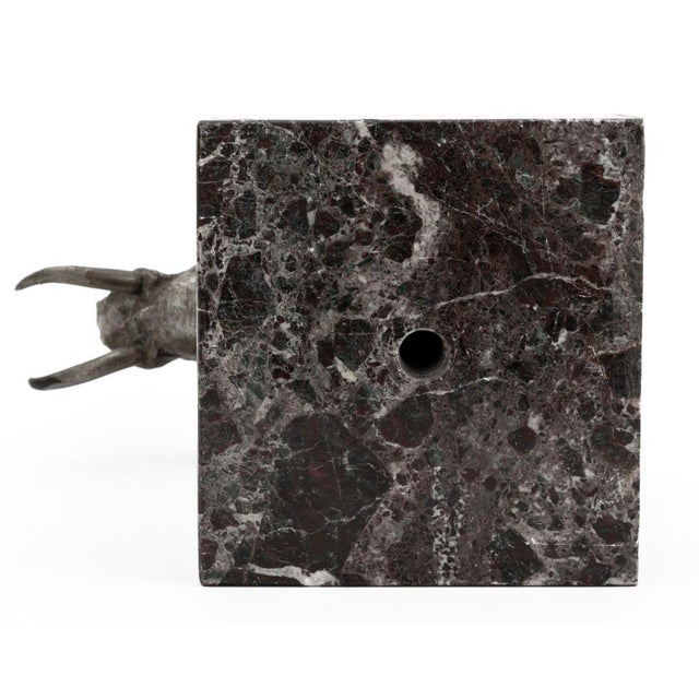 James L. Clark Silvered Bronze Elephant Sculpture For Sale - Image 9 of 9