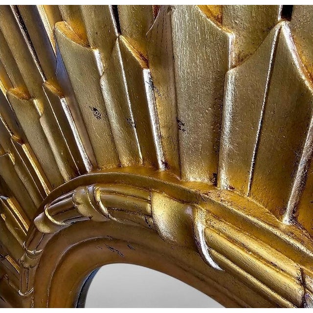 Mid-Century Modern Sunburst Mirror For Sale - Image 3 of 13