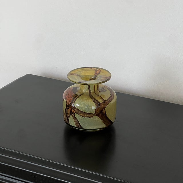 Brown Mid-Century Modern Budvase by Mdina, 1970s For Sale - Image 8 of 11