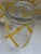 Mid-Century Modern Mid 20th Century Mid-Century Georges Briard Yellow and White Geometric Rock Glasses - Set of 6 For Sale - Image 3 of 7