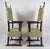 Wood Antique High Period Style Armchairs, 1800s, Set of 2 For Sale - Image 7 of 9