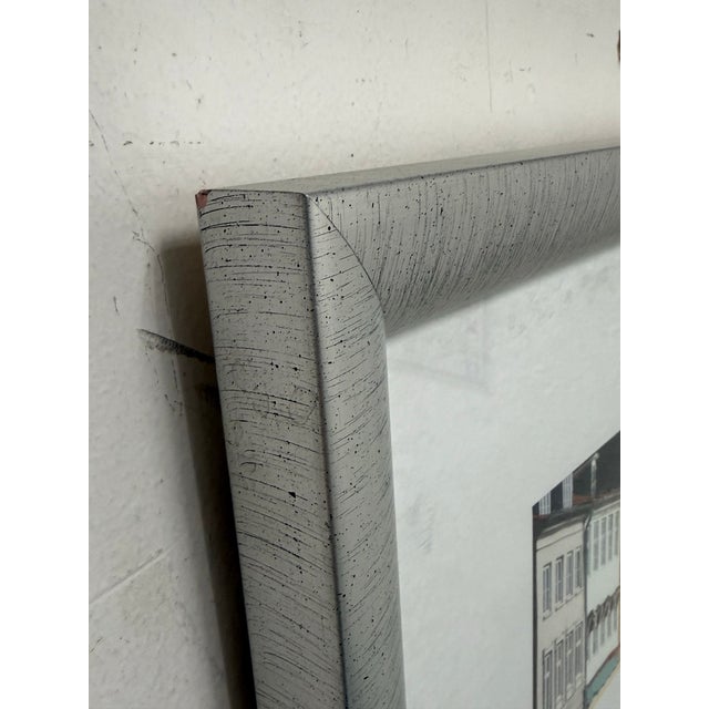 2010s Color Photography Colorful Homes of Denmark Print, Framed For Sale - Image 5 of 12