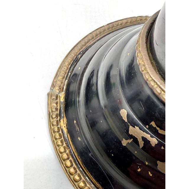 1930s 1930s French Art Deco Painted Brass Hand Sconce For Sale - Image 5 of 18