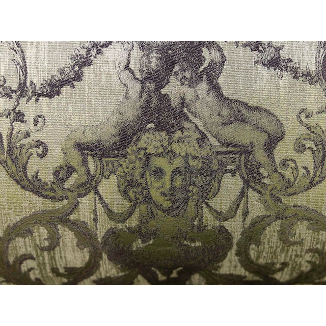 Not Yet Made - Made To Order Neoclassical Medusa Medallion Cushion Cover For Sale - Image 5 of 7