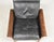 1960s Knut Saeter Black and Rosewood Lounge Chair For Sale In Boston - Image 6 of 10