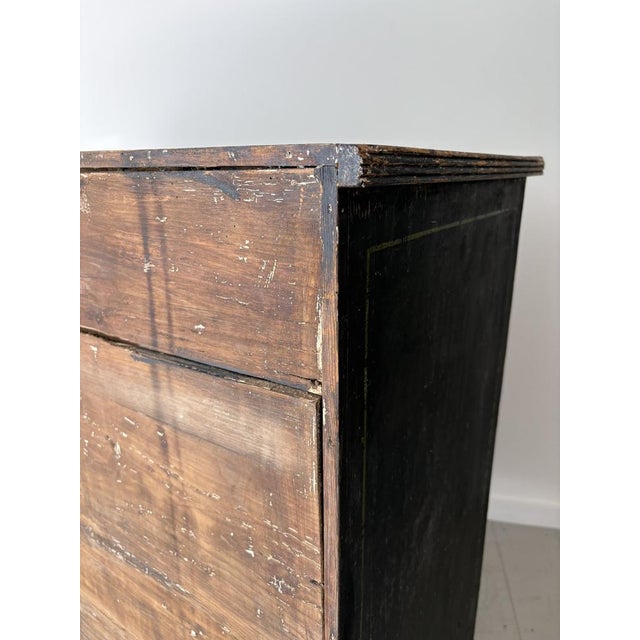 Regency Chest of Drawers with Geometric Stencilling For Sale - Image 12 of 14