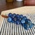 Mid-Century Modern XLarge 16” Mid Century Vintage Blue Lucite Grape Cluster on Driftwood Kitschy For Sale - Image 3 of 7