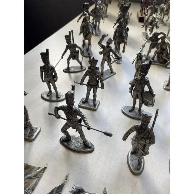 French Lead Soldier Lot from MSHP, 1950s, Set of 76 For Sale - Image 11 of 18