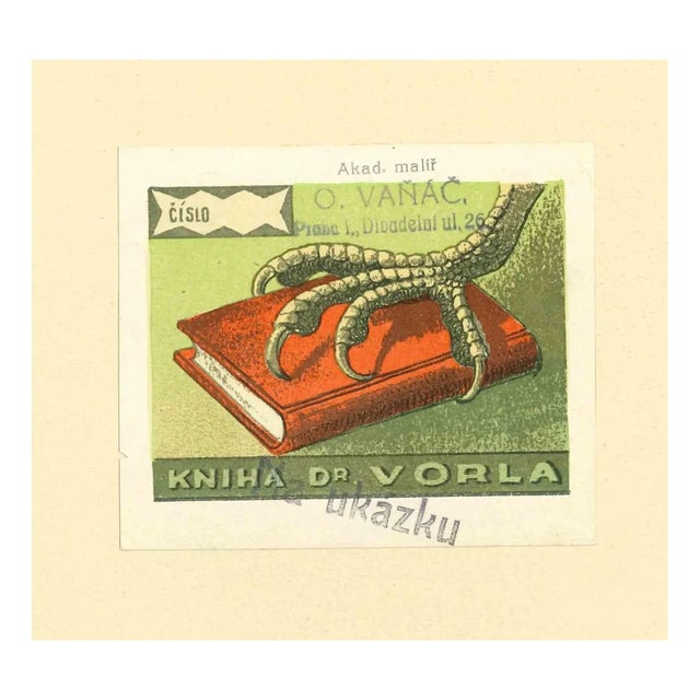 Dr. Vorla, Original Lithograph, 1970s For Sale