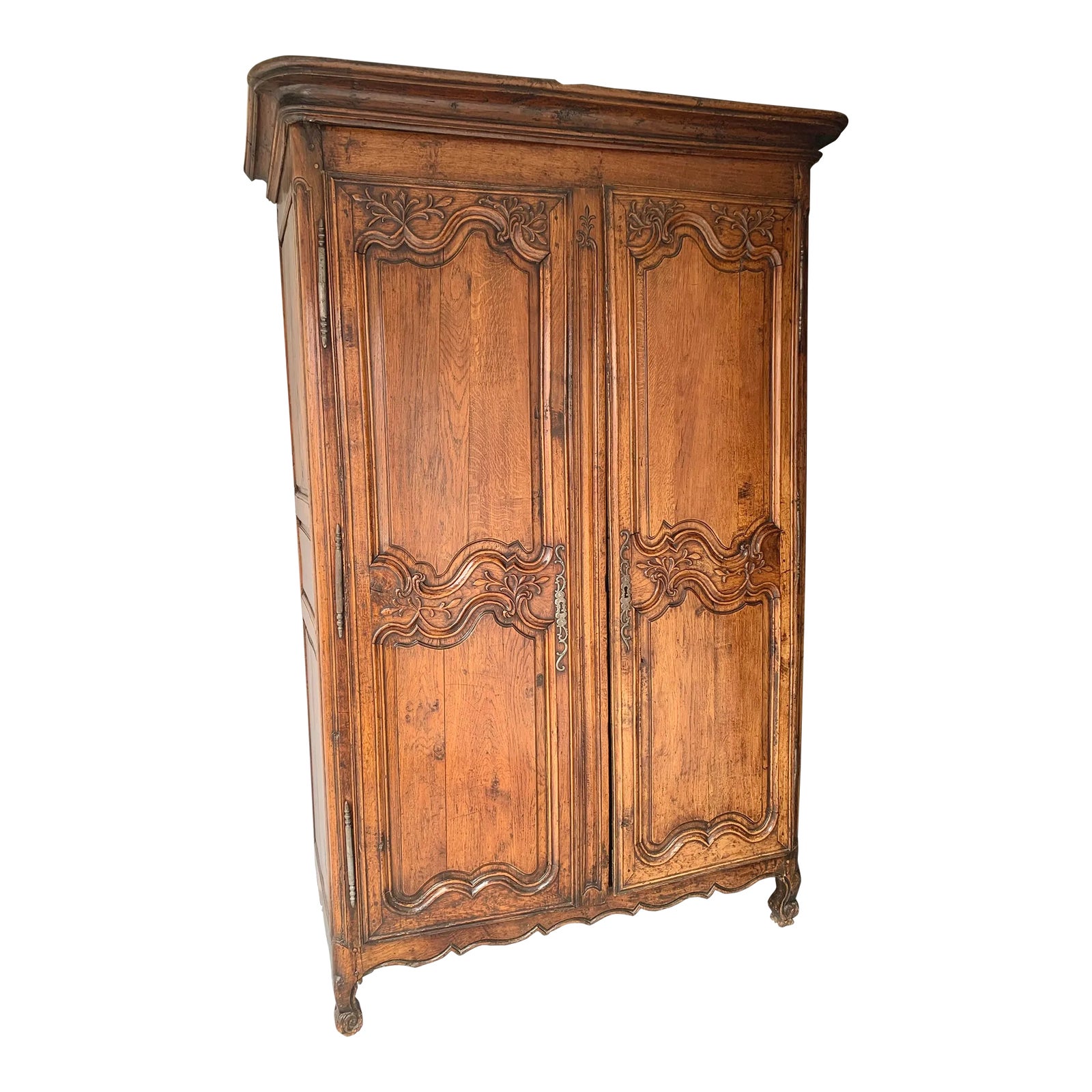 Antique 1800s French Country Armoire From Normandie | Chairish