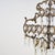 Glass 1930s Metal and Glass Chandelier For Sale - Image 7 of 10