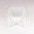 White Isocele Nesting Tables in White Metal with Glass Tops by Max Sauze, France, 1970s, Set of 3 For Sale - Image 8 of 10