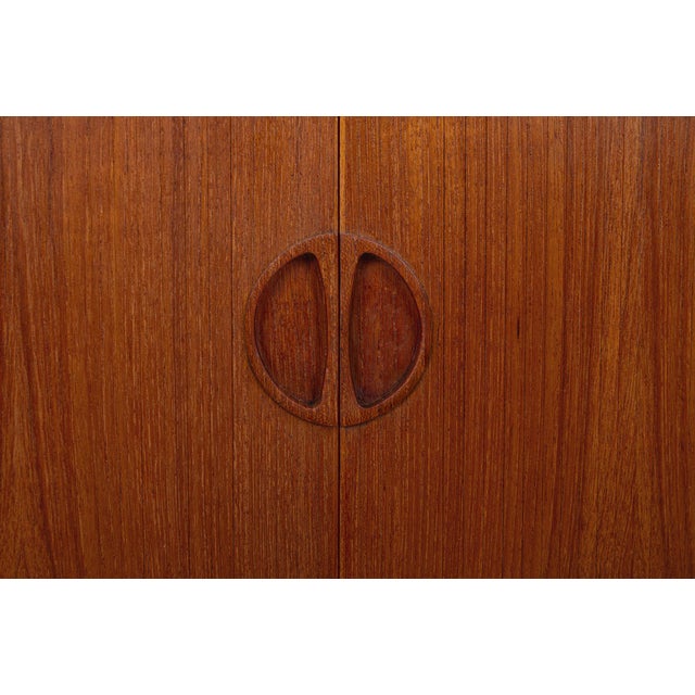 Danish Corner Cabinet by Johannes Andersen for Uldum Møbelfabrik, Denmark, 1960s For Sale - Image 10 of 12