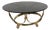 Space Age Gold-Plated Glass Coffee Table by Knut Hesterberg for Ronald Schmitt, Germany, 1960s For Sale