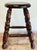 Vintage Turned Wood Stool For Sale - Image 4 of 10