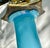 Vintage Murano Glass Long-Neck Blue Table Lamp For Sale - Image 10 of 10