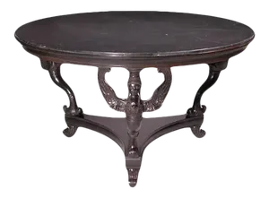 1990s Italian Round Empire Style Table