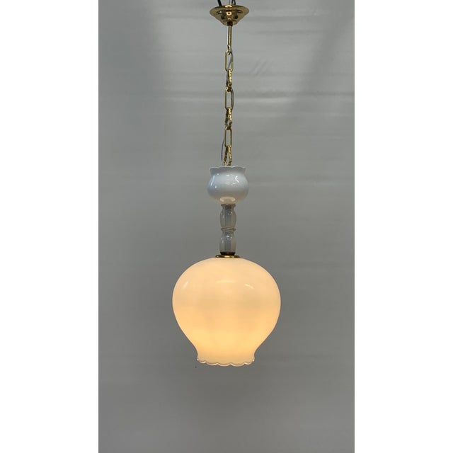 Glass Murano Glass Chandelier from the Bristol Hotel by Gio Ponti for Seguso V.A., 1950 For Sale - Image 7 of 9