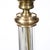 Art Deco Fluted Glass & Brass Floor Lamp For Sale - Image 10 of 14