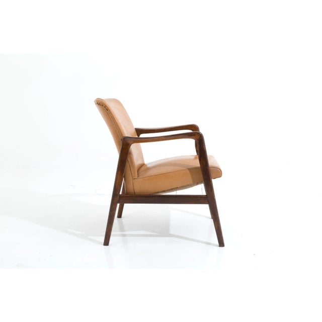 Cassina Sky Brown Armchair from Cassina For Sale - Image 4 of 6