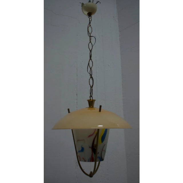 Murano Glass Pendant from M. & P. Murano, 1950s For Sale - Image 9 of 9