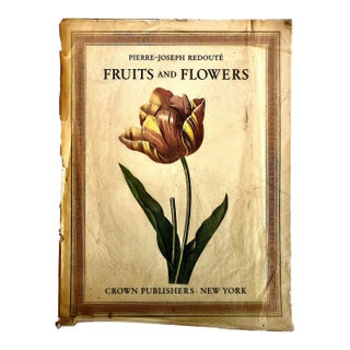 Folio Book of Pierre-Joseph Redouté’s “Fruits and Flowers” by Eva Mannering For Sale