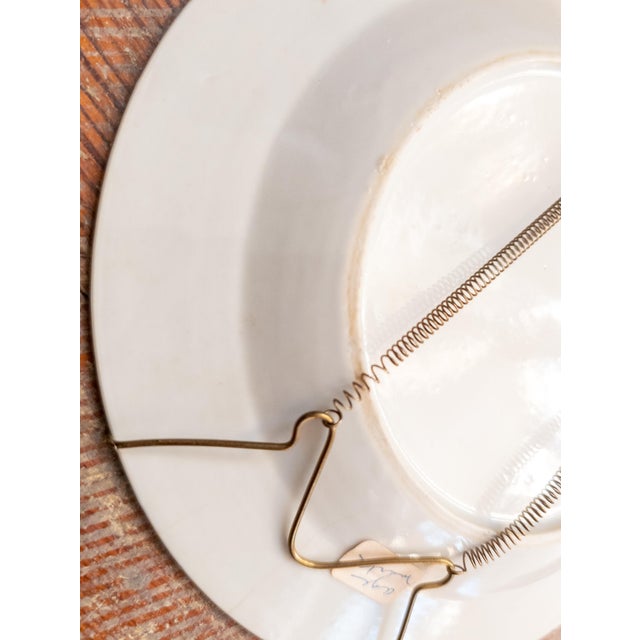 18th Century Pair of Chinese Export Armorial Decorative Rustic Plates For Sale - Image 9 of 12