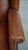 Brown Large Vintage Sheepskin Wing Chair For Sale - Image 8 of 18